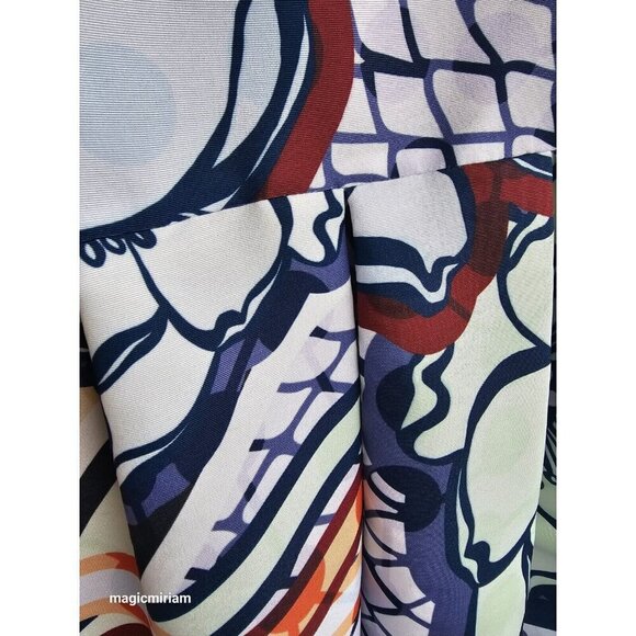 BNWT Ted Baker London Tribal WRENNIE Print Cap Sleeve Dress - Picture 7 of 12